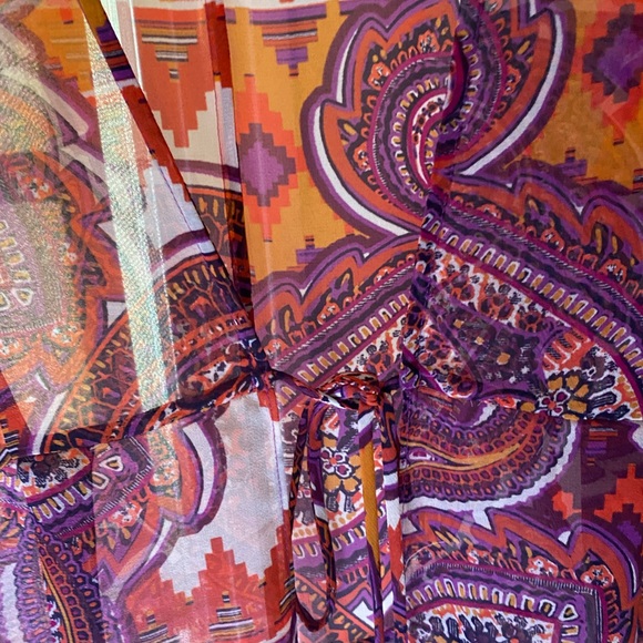 Cabi sheer scarf jacket. Size large. Never worn - Picture 4 of 4